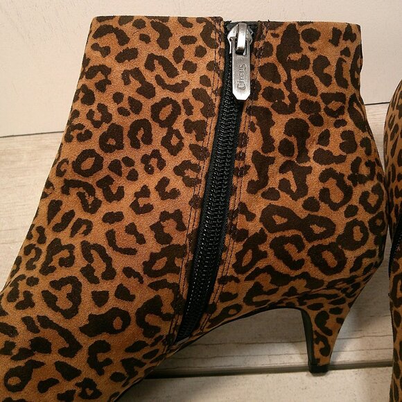 Circus by Sam Edelman Kirby Ankle Microsuede Leopard Bootie Size 10 M EUR 40 - Picture 5 of 8